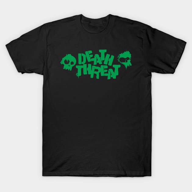 Green Skull Death T-Shirt by byrdimugedigedi